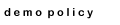 click here to read our demo policy